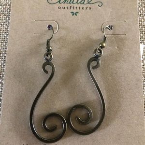 Vintage gold earrings